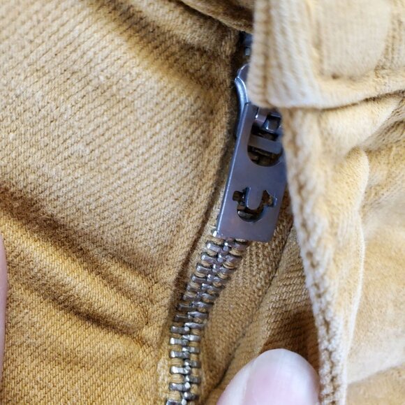 True Religion Jeans Womens 27 Yellow Halle Mid-Rise Skinny Cotton Blend - Picture 11 of 13